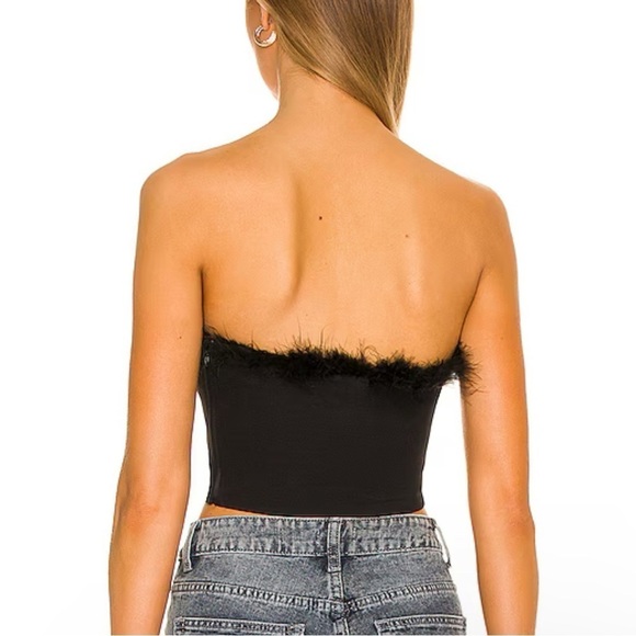 Superdown Olivia Strapless Top in Black Size S - Picture 2 of 10